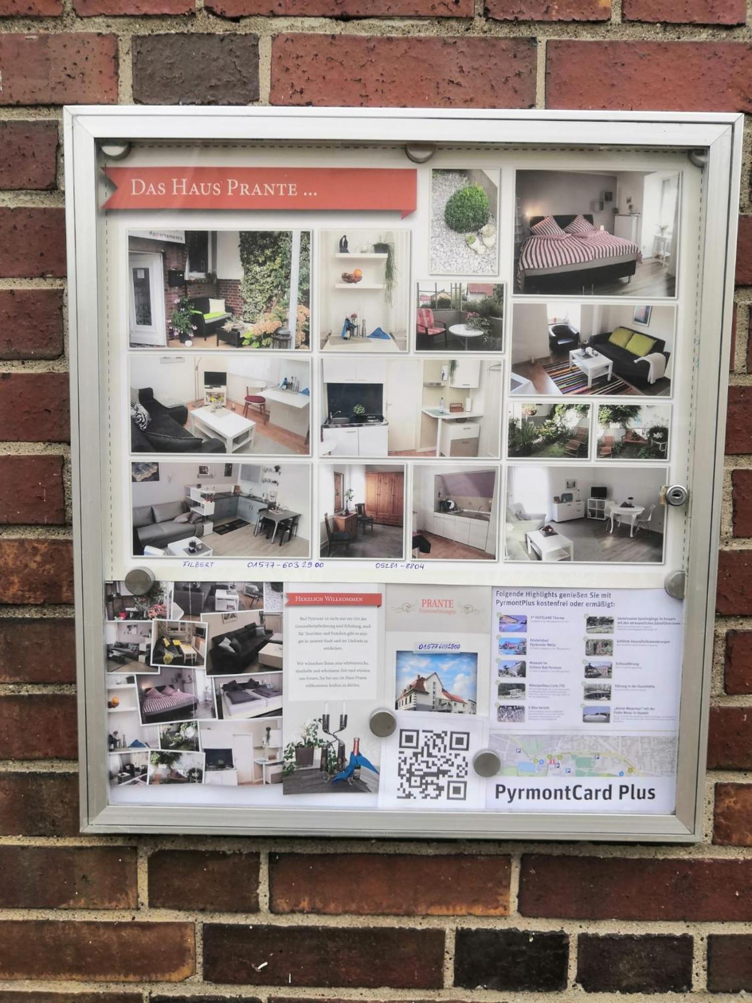 Haus Prante Ferienwohnungen Bad Pyrmont Eksteriør bilde